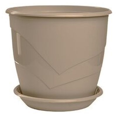 Фиалочница "Венеция" D12, 0,75л с поддоном фраппе