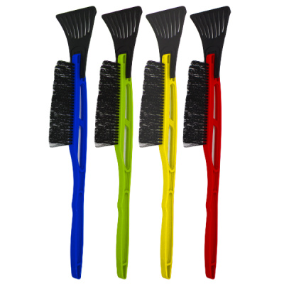 Щетка автомобильная ЭКОНОМ, со скребком (L-51см)