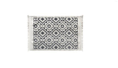 Коврик двухсторонний из хлопка 80х150 серый PAMUKLU DOUBLE ,Турция
