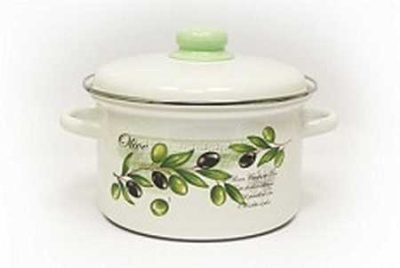 Кастрюля эмал  3,0л 01-Б1612/4М Оливия-А  Эмаль SELECT