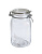 Банка стеклянная с крышкой с защелкой Ф-10см H-20см