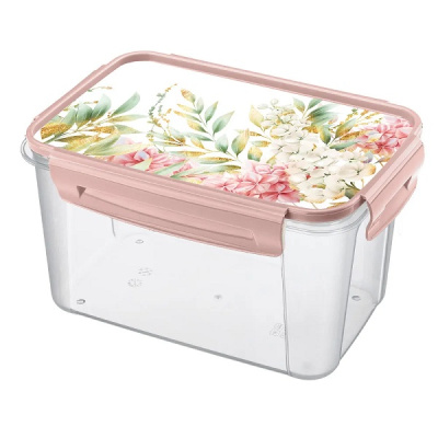 Контейнер для продуктов с декором LOCK&OK 1,5л (микс1)