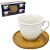 Набор чайный керамический на 4 персоны (чашки+бамбуковые блюдца)