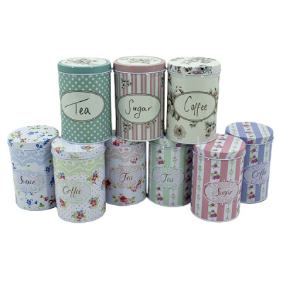 Набор банок для сыпучих продуктов 3шт (8*12см)