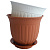 Кашпо "Европа" 0,1л (терракот) (то)