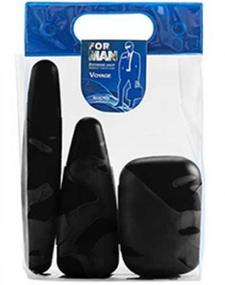 Дорожный набор Voyage "For men" (черный) (то)