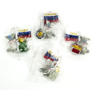 Магнит декоративный ЗАЯЦ 5*5см