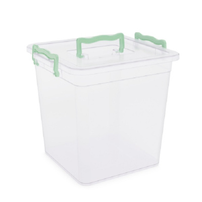 Контейнер квадратный 12л. (прозрачный)(то)