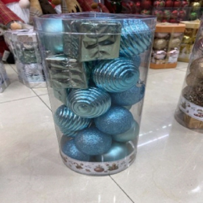 Шары елочные 6см, 24шт