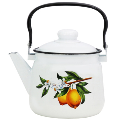 Чайник эмал 2,5л Лимоны