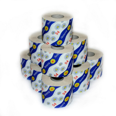 Туал. бумага "Комфорт для всей семьи 54", в амбалаже, 1сл.100 гр.