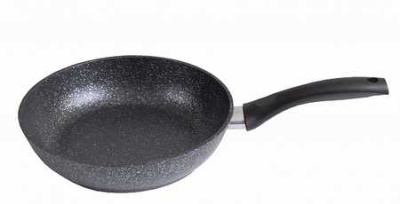 Сковорода 260/60мм с ручкой,АП (темный мрамор)