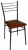 Стул стальной (коричневый) (хпп) (то)