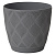 Горшок "Мираж", D19,5, 3,7л, серый-муссон