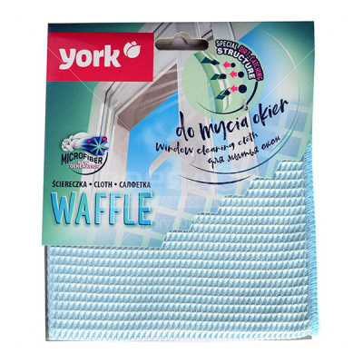 Салфетка из микрофибры для окон вафельная