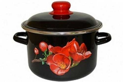 Кастрюля эмал цил Apple 3,0л ТМ Appetite