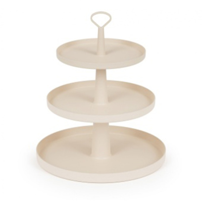 Фруктовница "Феерия" 3-х ярусная (бежевый)(то)