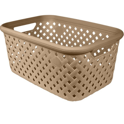 Корзина для хранения Rattan 30л шоколадный мокко (то)