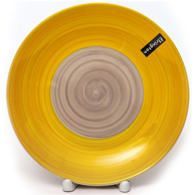 Тарелка мелкая 190мм АЭРОГРАФ СОЛНЕЧНОЕ УТРО