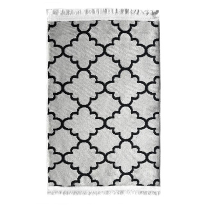 Коврик двухсторонний из хлопка 70x120 черный  PAMUKLU DOUBLE: Турция