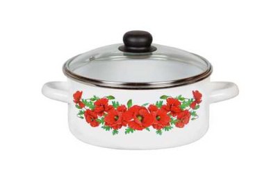 Кастрюля цил. 5л "Восточный мак"