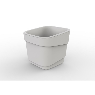 Горшок для цветов фактурный Hills 2,2л (d155, h145,5мм)(молочный) (то)