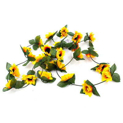 Цветок искусственный РУДБЕКИЯ 230см (гирлянда)