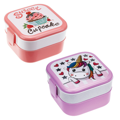 Контейнер для обеда 0,4+0,4л (то)