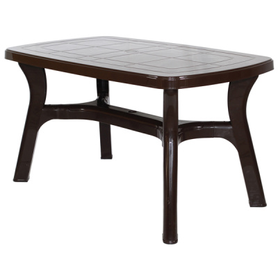 Стол Садовый 1350*805*730  коричневый (то)