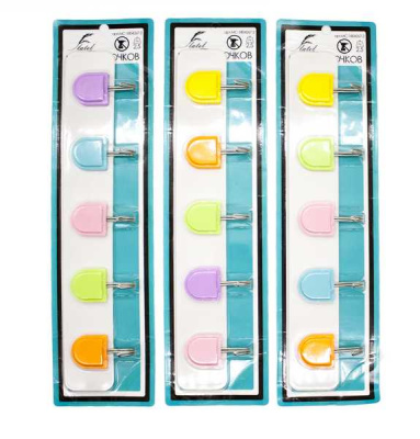 Планка с 5 крючками PASTELLO