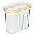 Емкость для сыпучих продуктов 0,75л с крышкой слайдером (то)
