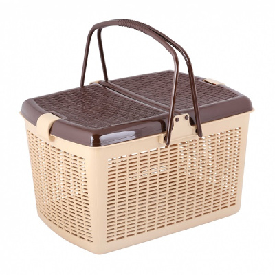 Корзина для пикника 445х340х250см. (бежево-коричневый) (то)