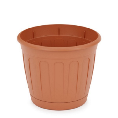 Горшок цв. "Дионис" 1,6л. с поддоном (коричневый)