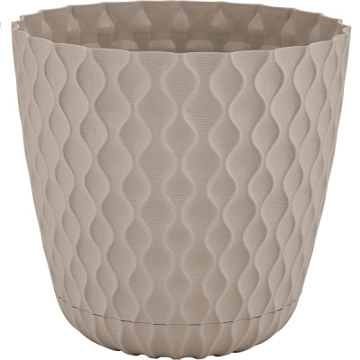 Горшок для цветов Wave D205мм с дренажной сеткой 4,7л французский платан (то)