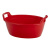 Таз Блеск овальный 12л (красный)