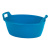 Таз Блеск овальный 22л (голубой)