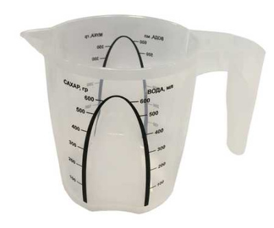Кувшин мерный STOCKHOLM 0,6л натуральный