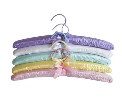 Вешалка для женской одежды 39см (мягкая планка), набор 5шт