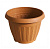 Кашпо с поддоном 28*21см
