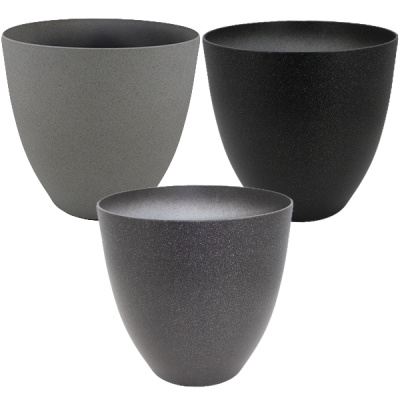 Кашпо пластиковое ЗАТМЕНИЕ Ø-42см h-39см