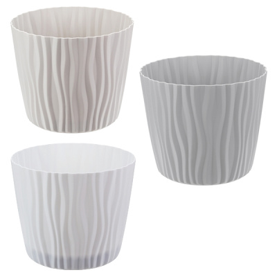 Кашпо ВОЛНА D250мм 8л с вкладышем (то)