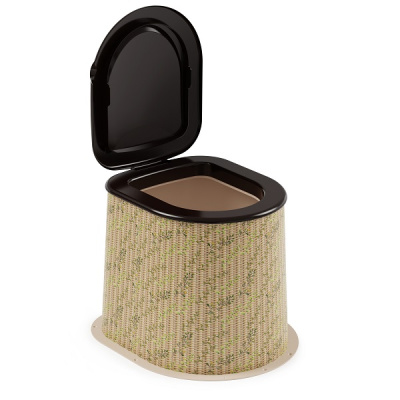 Туалет дачный "Плетенка" (декор)(то)