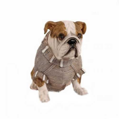 Щенок бульдога в свитере	16*11.2*14.5см