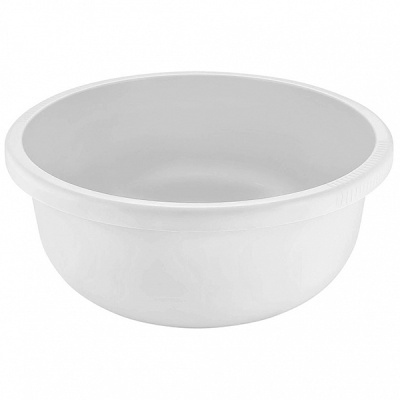 Таз круглый 9,5л Rock'n'Roll  белый (то)