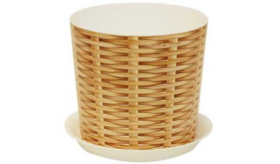 Кашпо ДЕКО D160мм 2,4л с подставкой