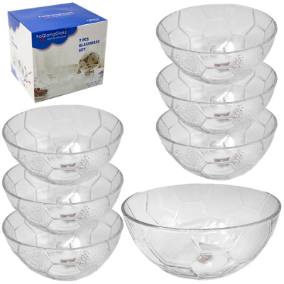 Салатники набор 6+1 ( Ø-12см - 6шт / Ø-22см - 1шт) ФУТБОЛ