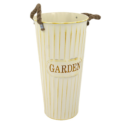 Ваза для цветов металлическая  Ø-20см h-40см