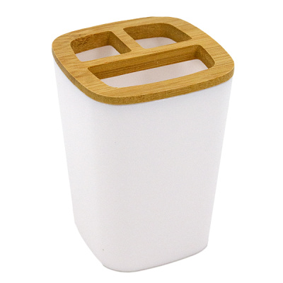 Подставка-стакан для зубных щеток (серия НЕВИННОСТЬ)