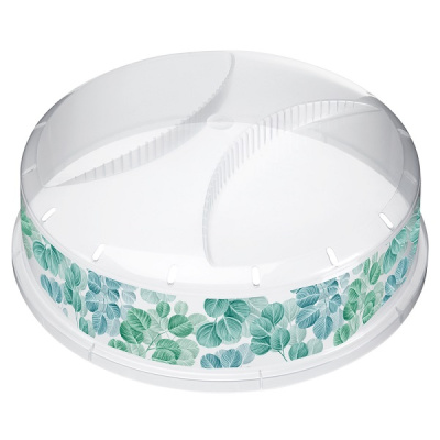 Крышка д/холодильника и СВЧ 240мм (бесцв.)(с рисунком)