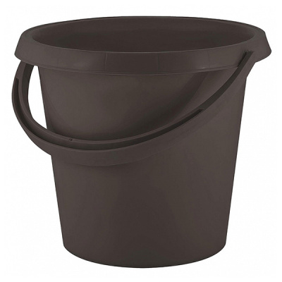 Ведро 10л Rock'n'Roll антрацит (то)